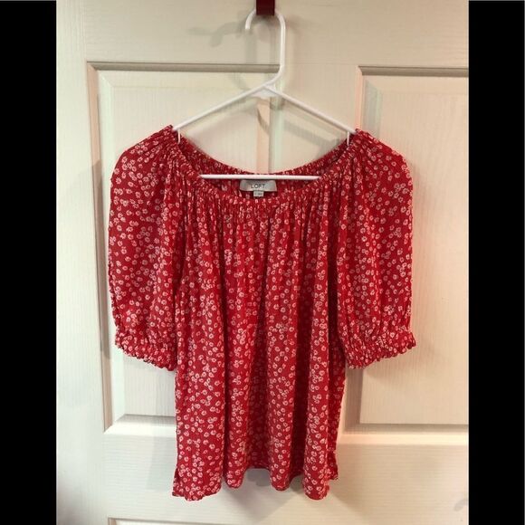 LOFT peasant blouse - Picture 1 of 4